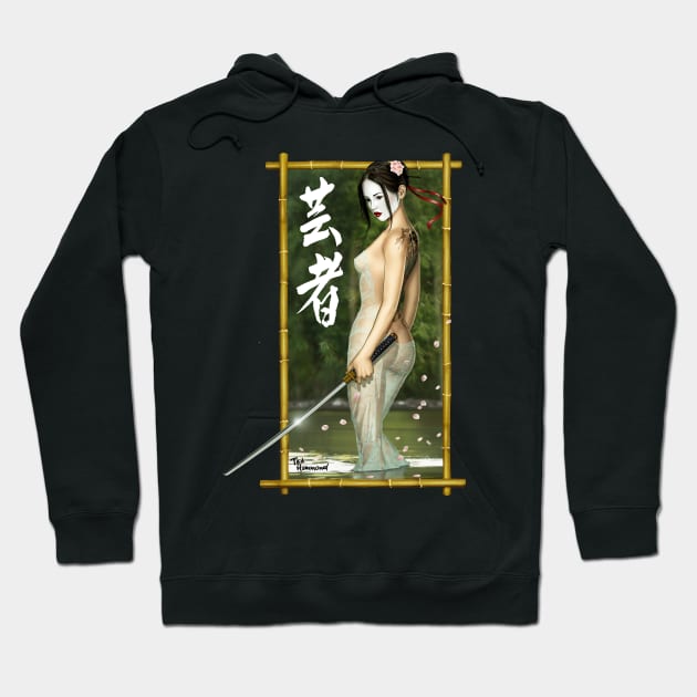 Geisha Hoodie by ted1air